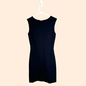 The Row Classic Black Sleeveless Mini Dress